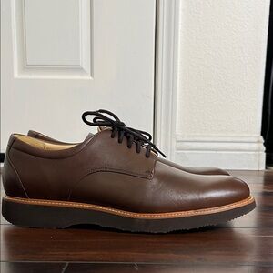 Samuel Hubbard Men's Founder Oxford Leather Shoes sz 11 in Chestnut Academia New